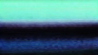 Canlı dijital sinyal bozulması. Hatanın canlı statik görsel senfonisi.