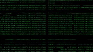 Soyut dijital sanat. Sinyal karışıklığı kaosu