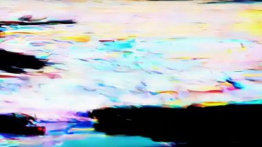 dijital sinyal kesintisi, statik görsel hata senfonisi