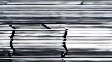 Dijital bozulma. Statik ve sinyal kaybı senfonisi.