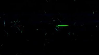 Soyut dijital sanat. Sinyal karışıklığı kaosu