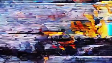 dijital sinyal kesintisi, statik görsel hata senfonisi