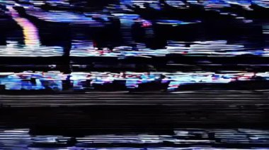 dijital sinyal kesintisi, statik görsel hata senfonisi