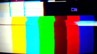 Soyut dijital sanat. Sinyal karışıklığı, canlı kaos.