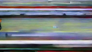 dijital sinyal kesintisi, statik görsel hata senfonisi