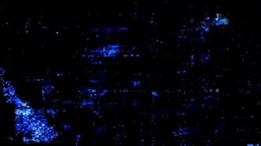 Soyut dijital sanat. Sinyal karışıklığı kaosu