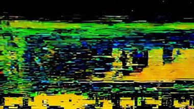 dijital sinyal kesintisi, statik görsel hata senfonisi