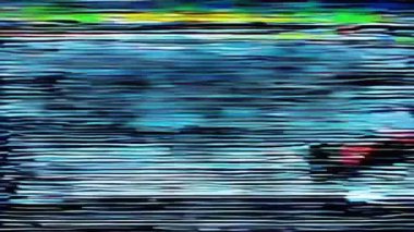 dijital sinyal kesintisi, statik görsel hata senfonisi