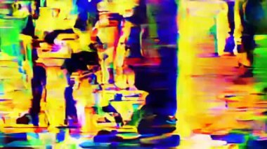 dijital sinyal kesintisi, statik görsel hata senfonisi