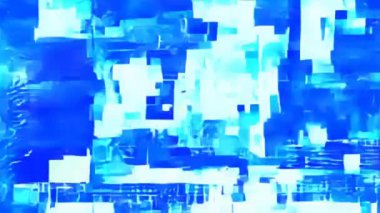 Soyut dijital sanat. Sinyal karışıklığı kaosu