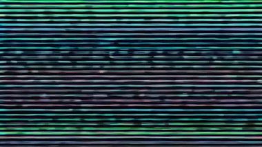 dijital sinyal kesintisi, statik görsel hata senfonisi