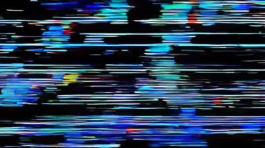 dijital sinyal kesintisi, statik görsel hata senfonisi