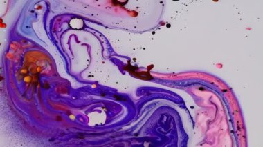 Canlı Mürekkep Füzyonu A Çiçek açan Palet