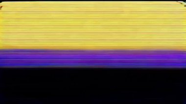 Soyut dijital sanat. Glitchy coşkulu ve büyüleyici