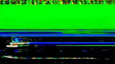 Soyut dijital sanat. Glitchy coşkulu ve büyüleyici