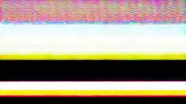 Dijital bozulmanın elektronik senfonisi. Sinyal bozulması hareket halinde