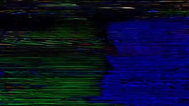 Soyut Vizyonlar. Glitchy Pikselleştirilmiş ve Eşsiz Saptırılmış