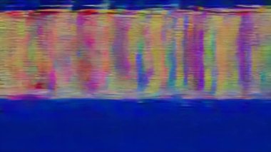 Canlı dijital arıza canlı sinyal gürültüsü büyüleyici görsel bozulma