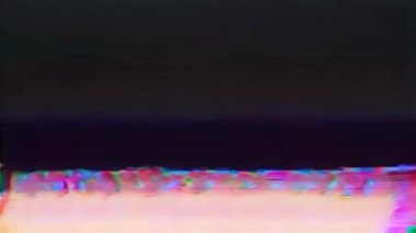 Soyut dijital sanat. Sinyal bozulması kusurlu güzellik