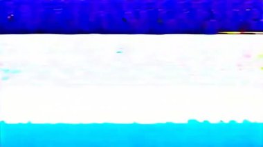 Soyut dijital sanat. Sinyal karışıklığı modern sanat teknolojiyle buluşuyor