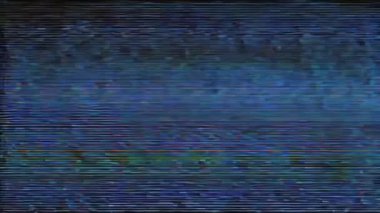 Canlı mavi arızalı statik dijital TV sinyali kesintisi