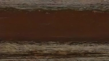 Soyut sanat. İnce dijital arızalı parlak mavi gökyüzü