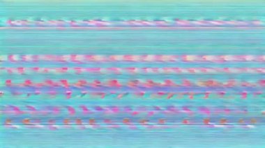 Soyut dijital sanat Glitchy canlı ve büyüleyici bir arka plan    