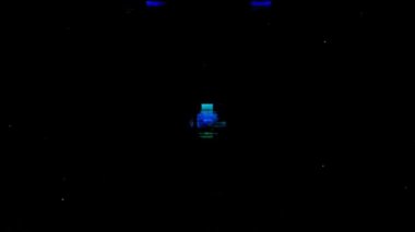 Soyut dijital sanat Glitchy canlı ve büyüleyici bir arka plan    