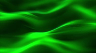 Ethereal Green Wave Sıvı Canlandırılmış Arkaplan