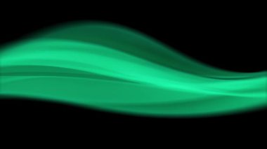 Ethereal Green Wave Sıvı Canlandırılmış Arkaplan