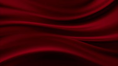 Ethereal Red Waves A Akışkan Canlandırılmış Arkaplan