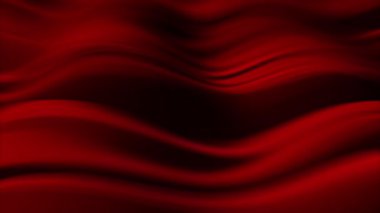 Ethereal Red Waves  A Journey Through the Abstract