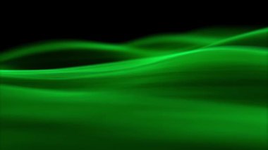 Ethereal Green Waves A Akışkan Canlandırılmış Arkaplan