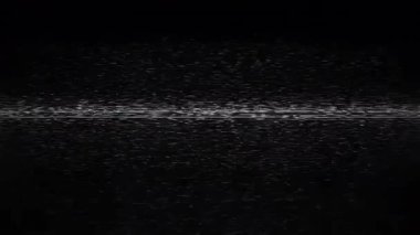 Elektriksel statik dijital sinyal kesintisi görsel bir hata senfonisi