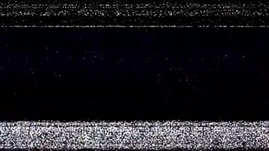 Pixelated Formda Dijital Sinyal Bozukluğu Kaosu