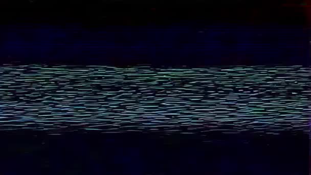 Distorsion du signal de perturbation numérique dans des couleurs vives