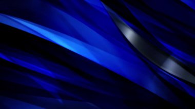 Göksel Mavi Dalgalar Soyut Hareket İçinde Bir Yolculuk