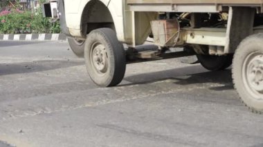 Captivating Road View - A Truck's Journey
