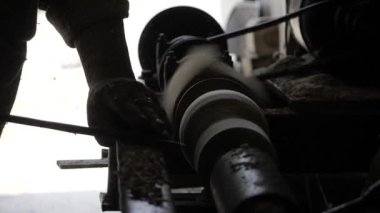 Expert Hand at Work - Spinning Mastery