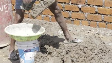 Cement Mixing in Progress - Crafting the Foundation for Tomorrow