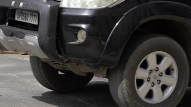 Toyota SUV's Front - A Street-Side View