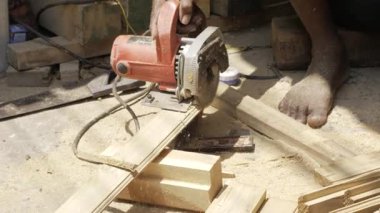 Mastering the Craft - Efficient Woodcutting with a Power Tool