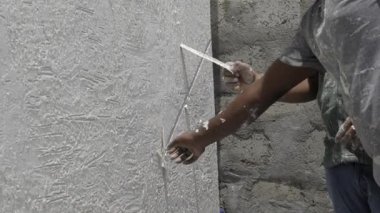 Mastering the Plaster - Expert Technique in Action