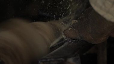 Masterful Woodworking in Action - A Close-up Look at the Craft