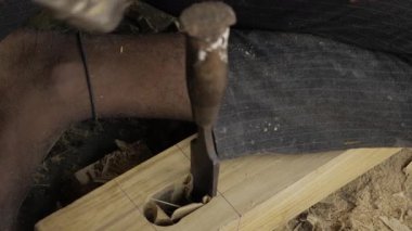 Masterful Precision - Hand carving wood with a sharp knife