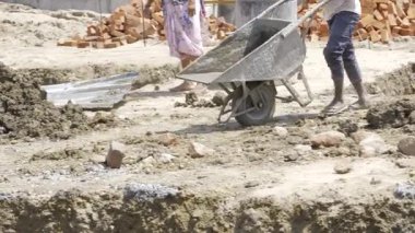 Efficient Construction - Manual Labor in Action