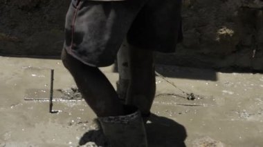 Empowering Strength - A Worker's Journey in the Cement Arena