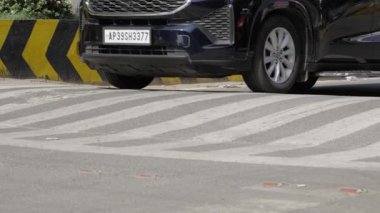 Urban Rush - Vibrant Street Life with Vehicles and Pedestrians