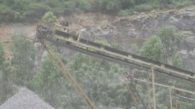 Industrial Mining Machine in Action - A Powerful Mechanism in the Wild