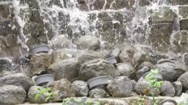 Soothing Splash - Rocks and Water in Perfect Harmony